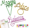 LOFART Custom Bookmarks Personalized Wire Name Bookmark Metal Wire Name Page by LOFART