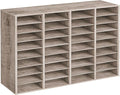 HOOBRO Wooden Literature Organizer, 36-Slot Mail Sorters, Removable Classroom by HOOBRO