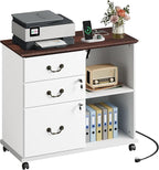 DEVAISE 3 Drawer File Cabinet, Wood Lateral Filing Cabinet by DEVAISE