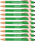 CRME 10pcs Funny Pens Ballpoint Set Black Ink Pen Body has Rubber Coating by Unknown