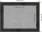 Amanti Art Black Framed Magnetic Board 25x33 Medium Vision Board - Image 4