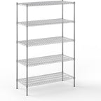 Regal Altair 21" Deep x 48" Wide x 74" Height Wire Shelving Kit | 5-Tier | NSF by Regal+Altair