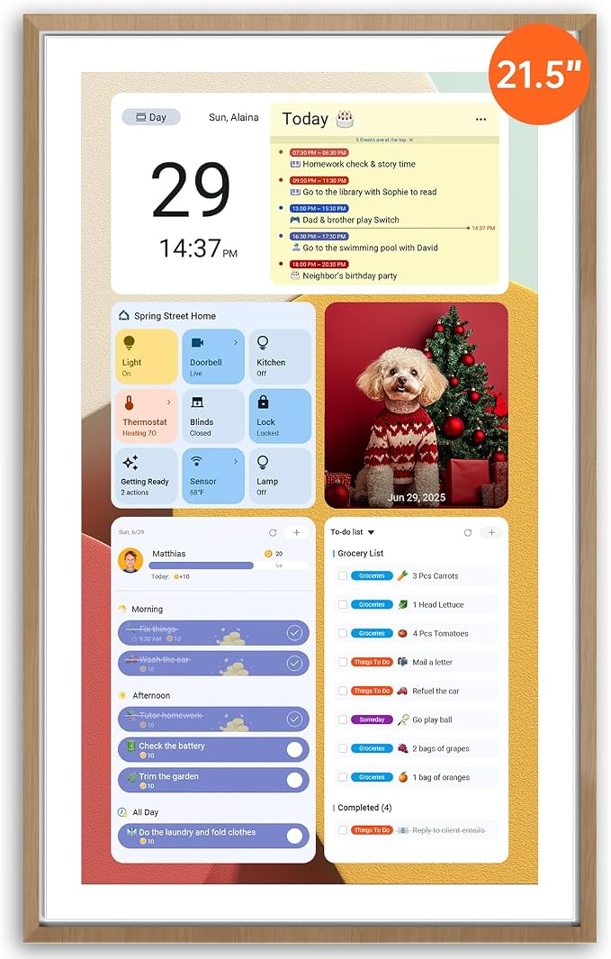 ApoloSign 21.5" Digital Calendar: Dual Mode Calendars by ApoloSign