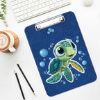Luminzo Plastic Cute Clipboard Low-Profile Metal Clip, A4 Letter Size 9 x 12.5 - Image 7