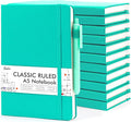 feela 12 Pack Notebooks Journals Bulk, Hardcover Notebook Classic Ruled Lined by feela