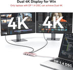 HODO USB C Docking Station Dual Monitor Adapter - Image 3