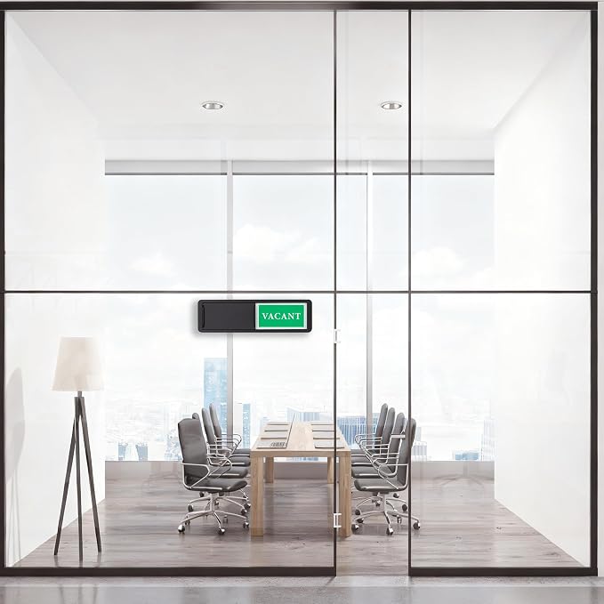 Vacant Occupied Door Sign, Sliding Room Status Indicator Privacy Door Sign - Image 6