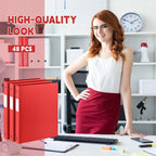 Henoyso 48 Pcs 3 Ring Binder 0.5 Inch Round Fits Letter Size 8.5'' x 11'' Paper - Image 4