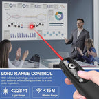 Air Mouse 2-in-1 USB Type C Presentation Clicker Wireless Presenter Remote - Image 7