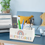 QZQE Boho Reading Corner Pen Pencil Holder Organizer - Image 3