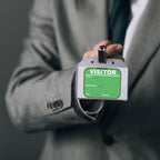 1 Pack Visitor Badges with Carbon Copy Visitor Stickers Letter Size Visitor Log - Image 8