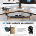 AX WABER Keyboard Tray Under Desk Pull Out - Image 9