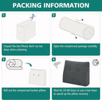 TANYOO Back Support Pillow for Recliner Soft Dual Layer Lumbar Support Pillow - Image 7