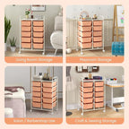 GLACER 10 Drawer Rolling Cart, Storage Cart - Image 7