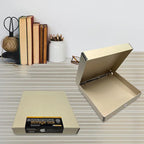 Lineco, Archival Tan 3-Ring Binder Preservation Album Box 12.25 x 11.25 x 2 - Image 8