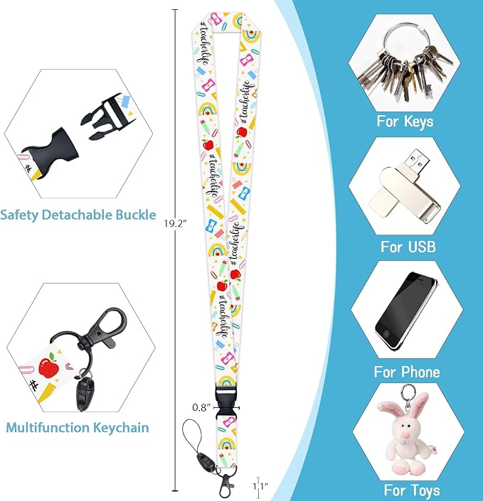 Rainbow Teacher Badge Holder - Image 5