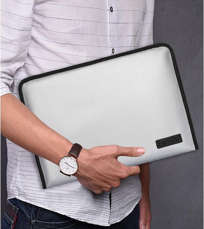 ENGPOW Expanding File Folder Important Document Organizer Fireproof and - Image 2