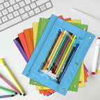 YoeeJob Pencil Pouch for 3 Ring Binder，Zipper Pencil Pouches Bulk，Pencil Case - Image 3