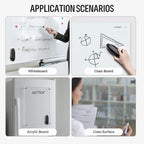 loukin Dry Erase Eraser with Replaceable Felt Pad, Magnetic Holder Includes - Image 7