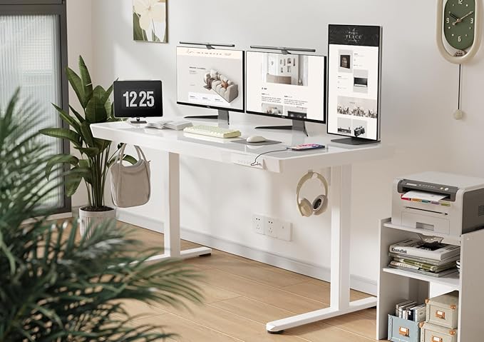 Claiks Glass Standing Desk - Image 2