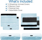 SPRING SEAON Wheelchair Armrest Covers 2 Pack Soft Memory Foam Wheelchair - Image 4