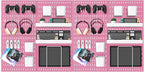 MULSAME Pegboard Combination Kit, 25.2" x 50.4" Wall Mounted Storage Set by MULSAME
