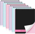 Resurhang 6 Pcs Legal Pad Top Spiral Bound Notebook 70 Sheets Double Sided by Resurhang
