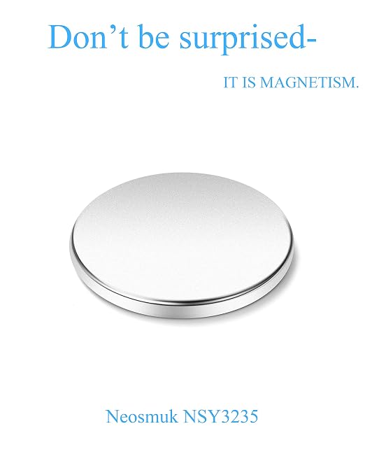 Neosmuk Super Strong Neodymium Magnets, Heavy Duty, Industrial Grade, 10 Pack - Image 2