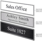 2" x 8" Personalized Office Aluminum Name Plates, Custom Elegant Name Plates - Image 3