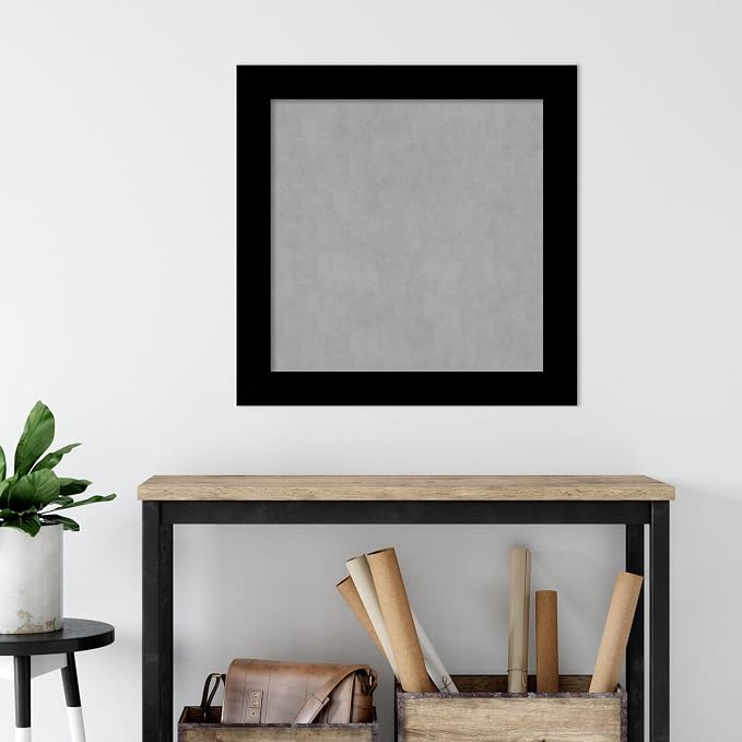 Amanti Art Black Framed Magnetic Board 29x29 Medium Vision Board - Image 5