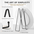 TR-LIFE 14 Inch Black Metal Plate Stand - Image 2