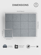 Bumusty Large Cork Board 47"x35" Alternative - Image 2