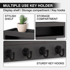Lucundm Key and Mail Holder Wall Mount, Key Hanger - Image 4