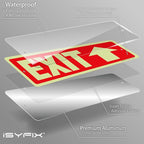 iSYFIX Exit Signs with Directional Up Arrow, Glow in the Dark, Photoluminescent - Image 9