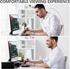TAVR Dual Monitor Stand Riser Office Desktop Organizer Stand - Image 5