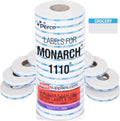 Perco Blue Reverse Print on White Grocery Labels to fit Monarch 1110 Price Gun by Perco