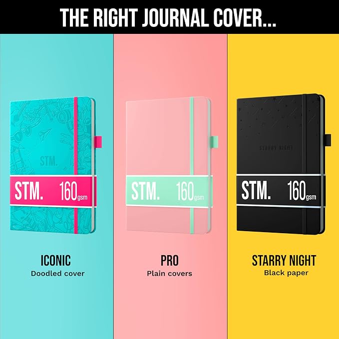 Bullet Dotted Journal Dot Grid Notebook | A5 Daily Journaling Notebooks - Image 2