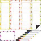Mr. Pen- 4" x 12" Magnetic Dry Erase to Do List Set, 11 Pack, Fruit Style by MrPen