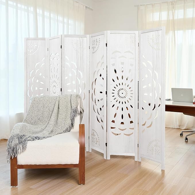 66.9Inch Wooden Room Partition - Image 3