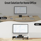 loukin Monitor Stand Riser for Desk, 22.4" x 8.3" Larger Computer Stand for - Image 7