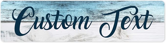 Custom Sign, Custom Street Sign, Ideal Chritmas Gift, 11 Font Colors, 13 Font by MySignCenter