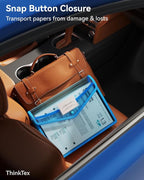 ThinkTex Plastic Expanding File Folder, Transparent envelopes - Image 4