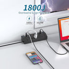 Desk Clamp Power Strip 2 USB C Desktop Mount Outlet Charging Station, 10FT - Image 6