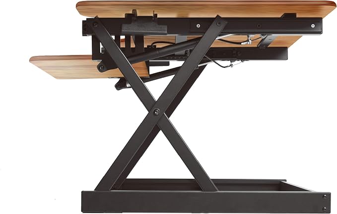 Rocelco 46" Height Adjustable Corner Standing Desk Converter - Image 8
