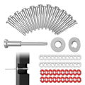BLIKA 20 Pack 1/8" Invisible Cable Railing Kit and 20 Pack Cable Railing by BLIKA