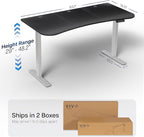 VIVO Electric 63 x 32 in Standing Desk, Memory Height Adjustment, 1B Series - Image 2