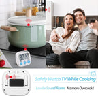 Weewooday 24 Pcs Digital Kitchen Timer Magnetic Timer Bulk On/Off Switch Minute - Image 6