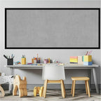 Amanti Art Black Framed Magnetic Board 21x49 Oversize Vision Board - Image 5