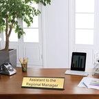 Assistant to The Regional Manager Desk Plate, 2 x 8 inch Novelty Name Plate - Image 4