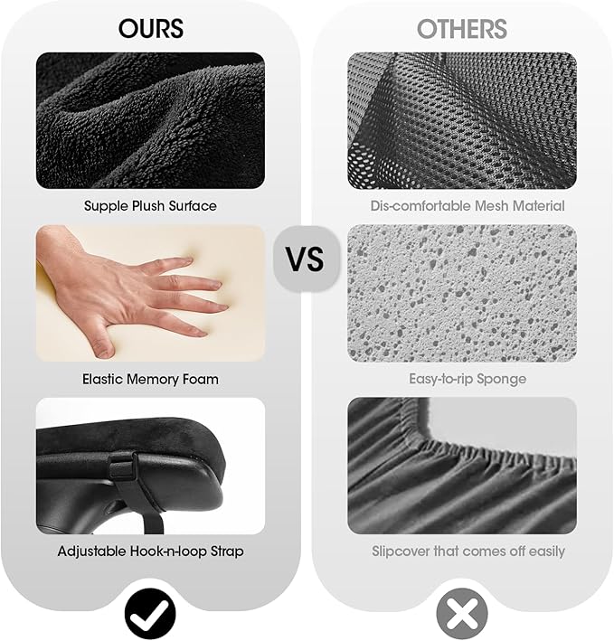 ZNCMRR 2 Pack Office Chair Armrest Pads Covers - Image 6